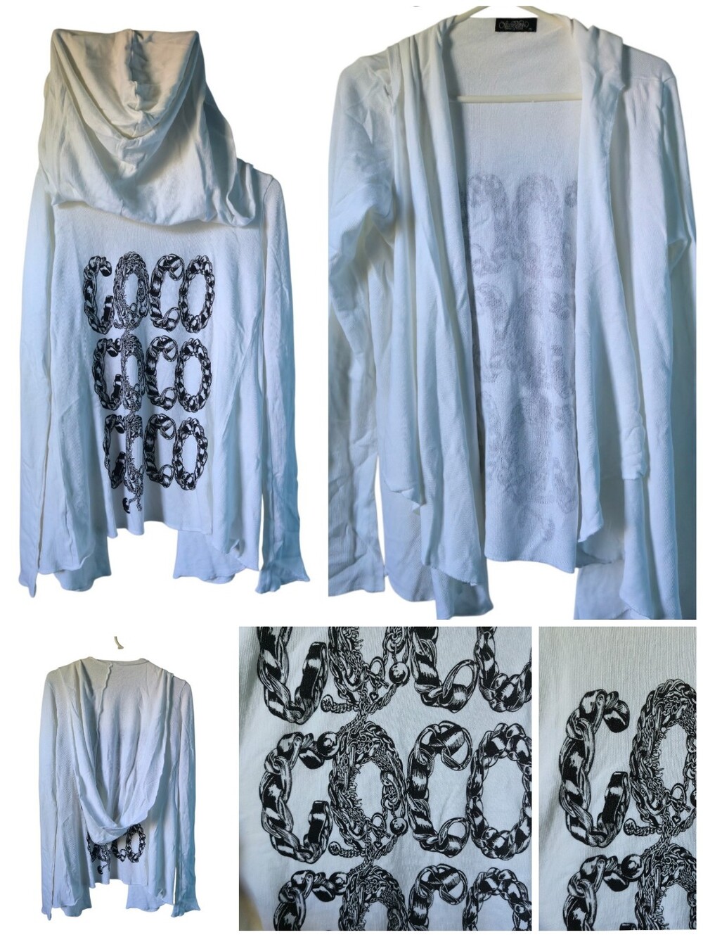 Lauren Moshi RARE Coco Cardigan/hoodie